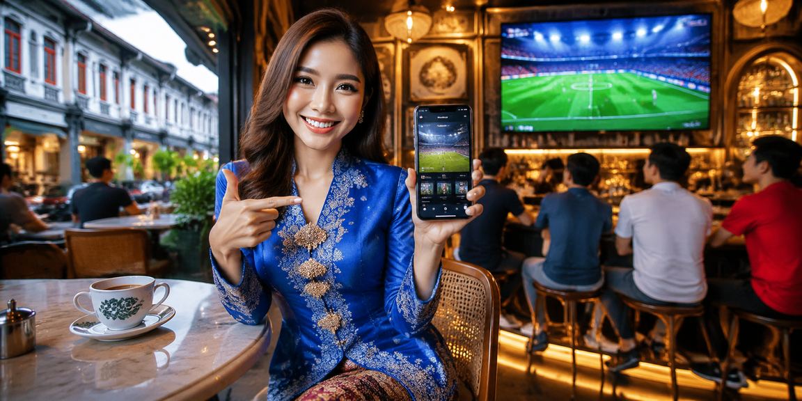 Pemain wanita berbaju kurung di Ipoh menikmati pertaruhan sukan football dan kasino dalam talian melalui platform 500f