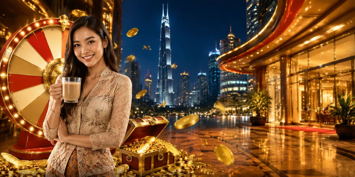 Meja roulette kasino dalam talian di Kuala Lumpur dengan suasana mewah dan profesional